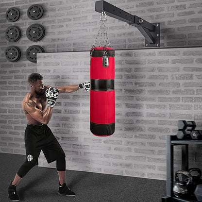 BeneLabel Wall Mount Heavy Bag Hanger, Heavy Duty Punching Bag Stand, Boxing Bag Bracket for Home Gym Indoor Outdoor, 800 LB Capacity
