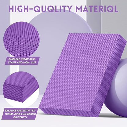 Balance Foam Pad, Balance Pads for Physical Therapy, Non-Slip Exercise Balance Board for Balance Workouts, Knee & Ankle Exercise, Core Balance and Strength Stability Training