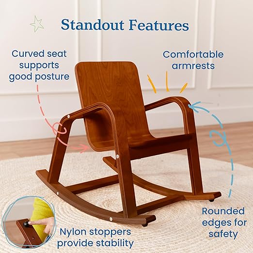 ECR4Kids Bentwood Rocking Chair