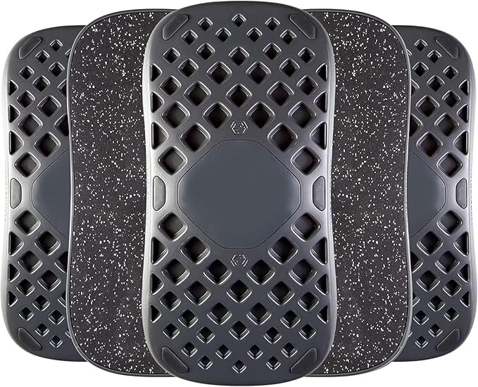 FluidStance Plane Standing Desk Balance Board - 360 Degree Rocker for Fatigue and Exercise - Sustainably Made, Anti-Slip Wobble Board - Premium Desk Accessories