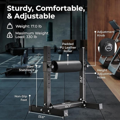 Lifepro Bulgarian Split Squat Stand Max- Durable 7 Adjustable