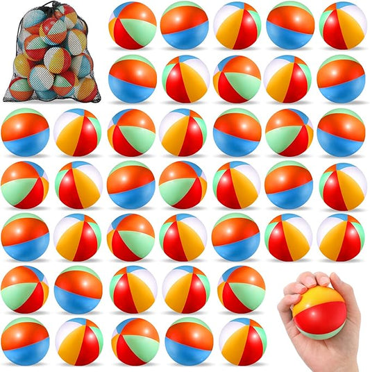 Hungdao 50 Pcs Beach Stress Balls 2.5 Inch