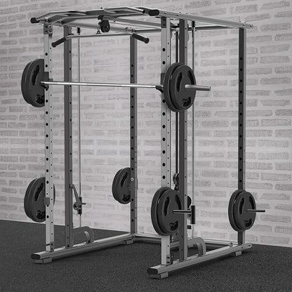 Kipika J-Hooks and Weight Plate Holder Set for 2" x 2" and 3" x 3" Power Rack - Squat Rack Attachments for Strength Training and Weight Storage - Fit Standard 1-inch and Olympic 2-inch weight plates