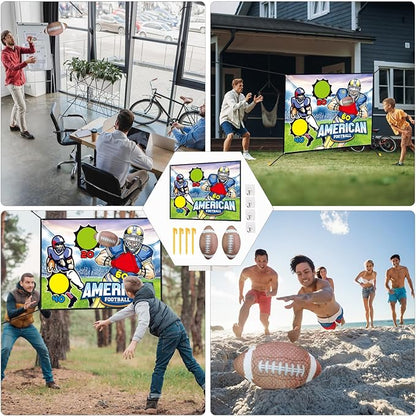 Football Toss Target Games for Ages 8-12 2 Soft