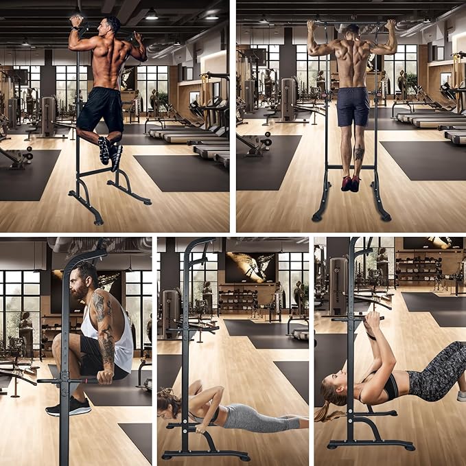 Adjustable Height Dip Bar Station