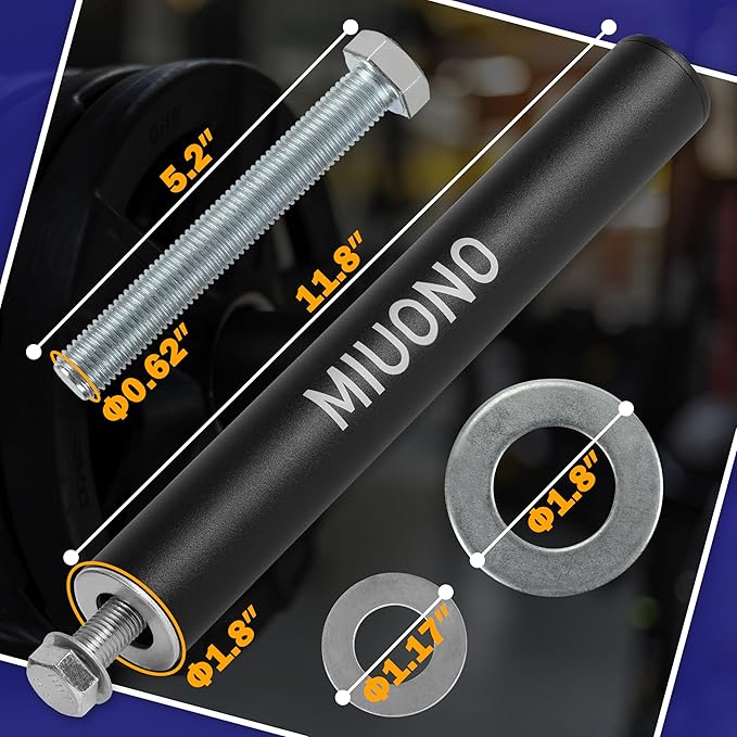 Weight Plate Holder, Power Rack Attachments Squat Rack Weight Plate Holder Storage for 2 inch Olympic Plates, Universal Fit 2x2, 2x3, 3x3 Power Cage, 1"and 5/8" Hole Compatible