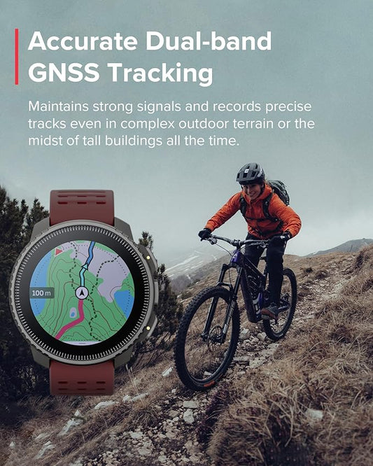 SUUNTO Vertical GPS Sports Watch, Premium Adventure Watch w/1.4 inch Touchscreen & 95+ Training Workout Analysis, Heart Rate & Sleep Tracking, 60-Day Battery Life, Dual-GNSS, Free Offline Maps, Ruby