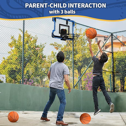 Mini Basketball Hoop Indoor with Scoreboard 3 Balls