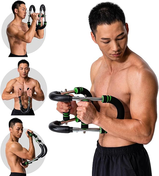 U-Shape Twister Arm Exerciser. Adjustable Chest Expander. Biceps