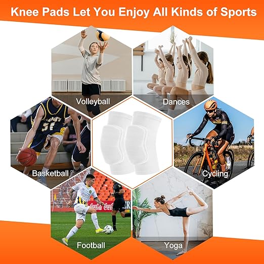 Volleyball Knee Pads for Women, Men, Youth, Girls, Kids, Knee brace for Volleyball Basketball Football Dance Yoga Tennis Running Cycling Workout Climbing Wrestling