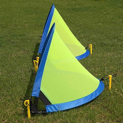 Poray Soccer Goal for Kid Easy-up Set of 4FT Soccer 210D Oxford 8 Field
