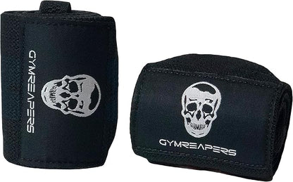 Gymreapers Weightlifting Wrist Wraps (IPF Approved) 18" Professional Quality Wrist Support with Heavy Duty Thumb Loop - Best Wrap for Powerlifting Competition, Strength Training, Bodybuilding