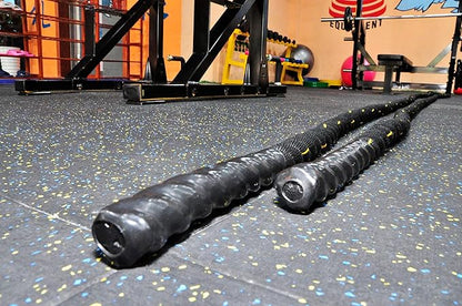 Signature Fitness Battle Rope 1.5Inch 2 Inch Diameter 30 FT, 40 FT, 50 FT