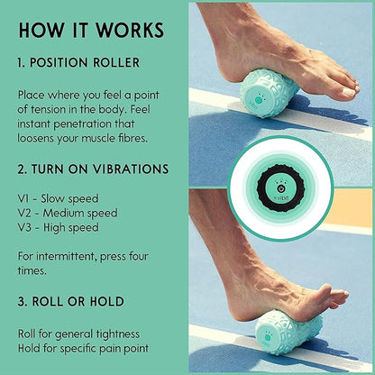 Vibit - Vibrating Massager for Plantar Fasciitis 3 Vibration