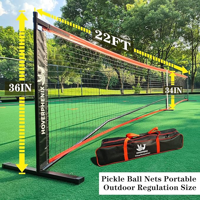 Pickleball Net for Driveway 22 FT 4, Outdoor