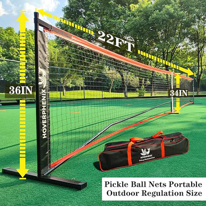 Pickleball Net for Driveway 22 FT 4, Outdoor