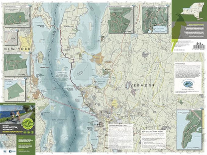 Burlington Vermont Outdoor Adventure Map