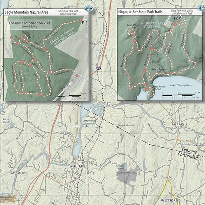 Burlington Vermont Outdoor Adventure Map