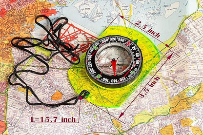 Orienteering Compass - Hiking Backpacking Compass - Advanced