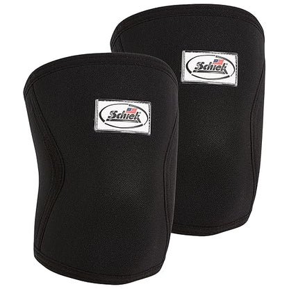 Schiek Sports Model 1170 Knee Sleeves - 5mm Neoprene Knee Compression Sleeves for Weight Lifting
