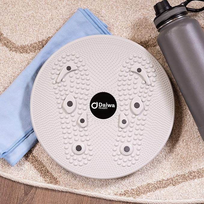 Core Abs Twister Board - 12-inch Waist Sculptor 8 Magnets