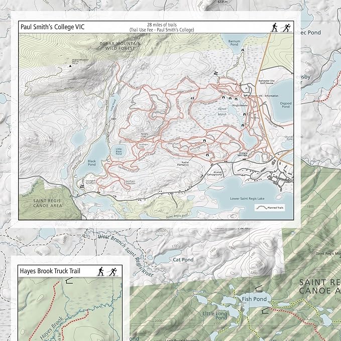 Lake Placid & Saranac Lake Winter Trails Map