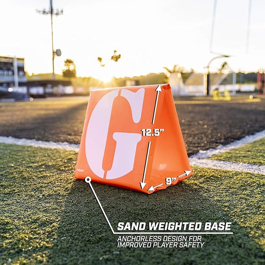 GoSports Football Field Yard Line Markers - Set 11, High