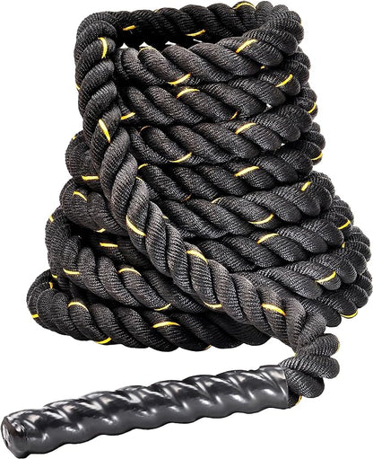 Signature Fitness Battle Rope 1.5Inch 2 Inch Diameter 30 FT, 40 FT, 50 FT