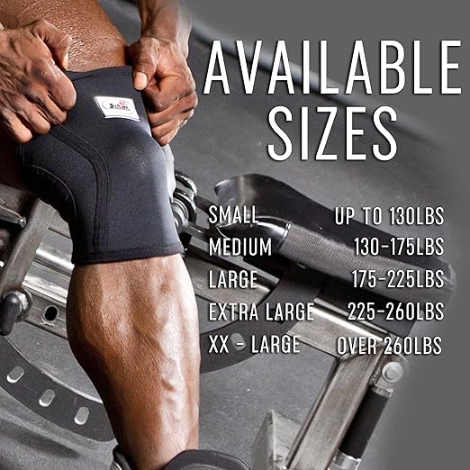 Schiek Sports Model 1170 Knee Sleeves - 5mm Neoprene Knee Compression Sleeves for Weight Lifting
