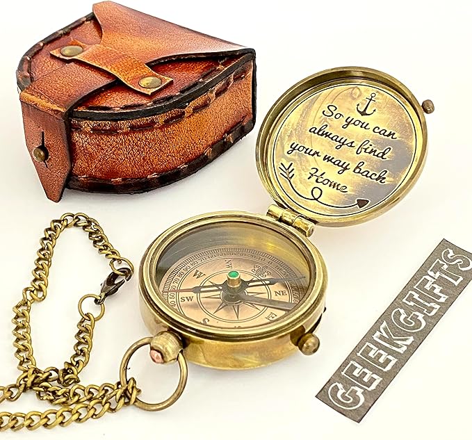 Brass Compass - So You can Always find
