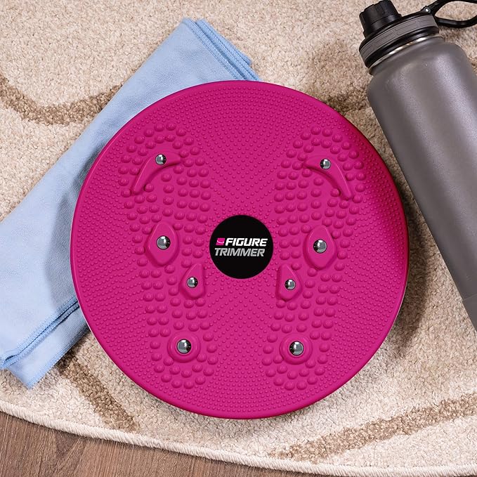 Core Abs Twister Board - 12-inch Waist Sculptor 8 Magnets