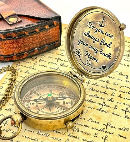 Brass Compass - So You can Always find