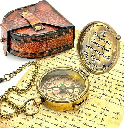 Brass Compass - So You can Always find