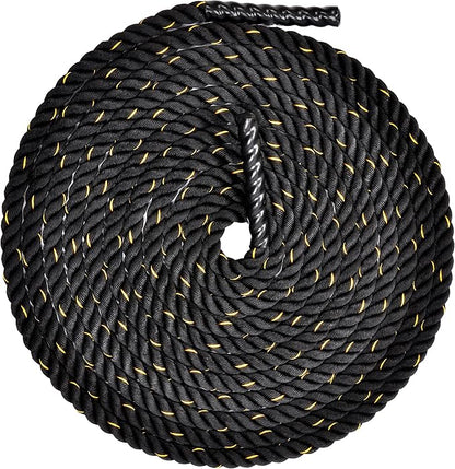 Signature Fitness Battle Rope 1.5Inch 2 Inch Diameter 30 FT, 40 FT, 50 FT