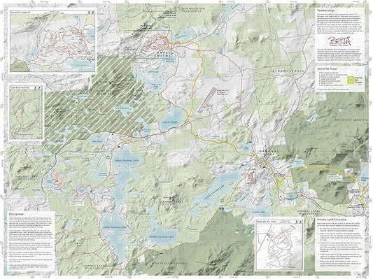 Lake Placid & Saranac Lake Winter Trails Map