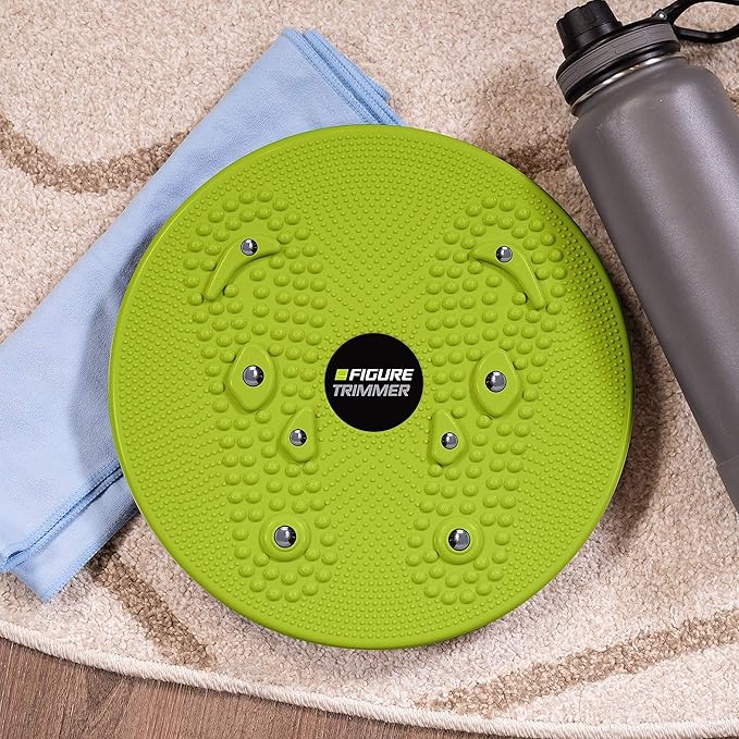 Core Abs Twister Board - 12-inch Waist Sculptor 8 Magnets