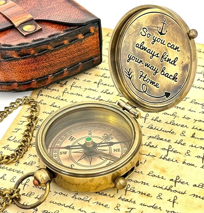 Brass Compass - So You can Always find