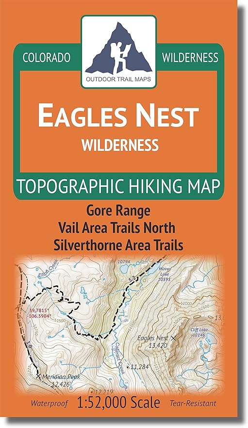 Outdoor Trail Maps LLC Eagles Nest Wilderness - (2018)