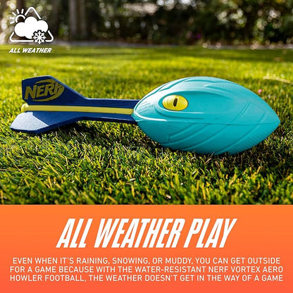 NERF Neon Vortex Aero Howler Foam Football -