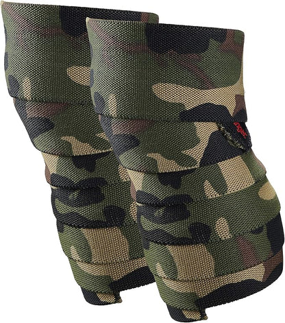 Harbinger Red Line 78-Inch Knee Wraps for Weightlifting (Pair)
